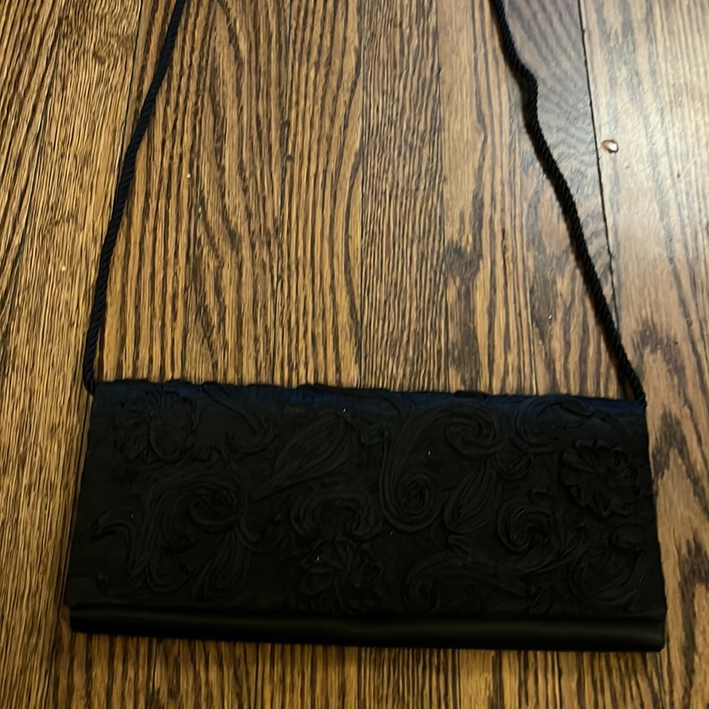 Vintage Style Black Evening Purse